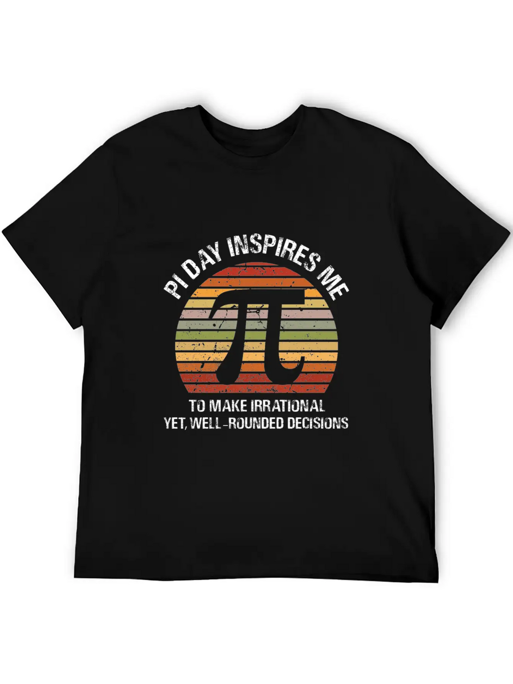 Pi Day Inspires Me Modern Fit Casual T-Shirt – Clean And Versatile Design