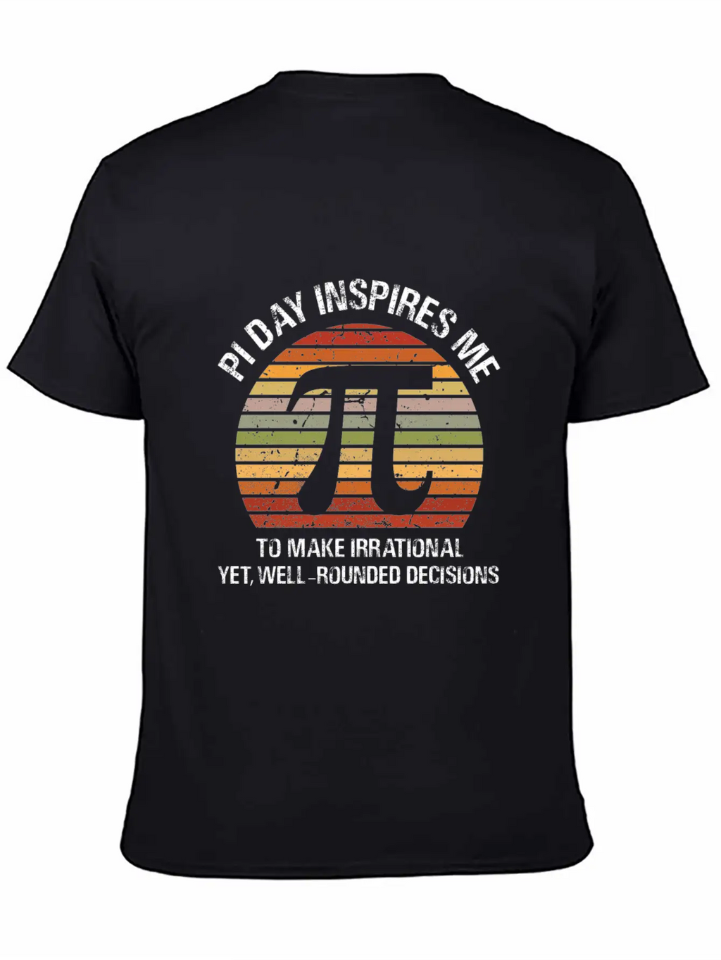 Pi Day Inspires Me Modern Fit Casual T-Shirt – Clean And Versatile Design