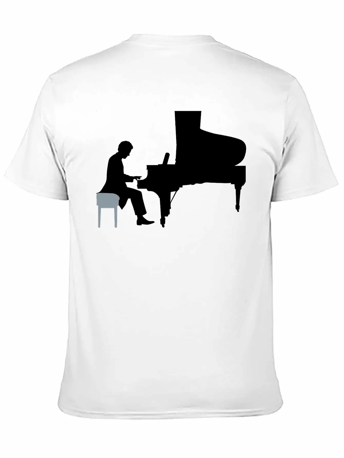 Pianist Essential Cotton Tee For Daily Outfits – Unisex Style