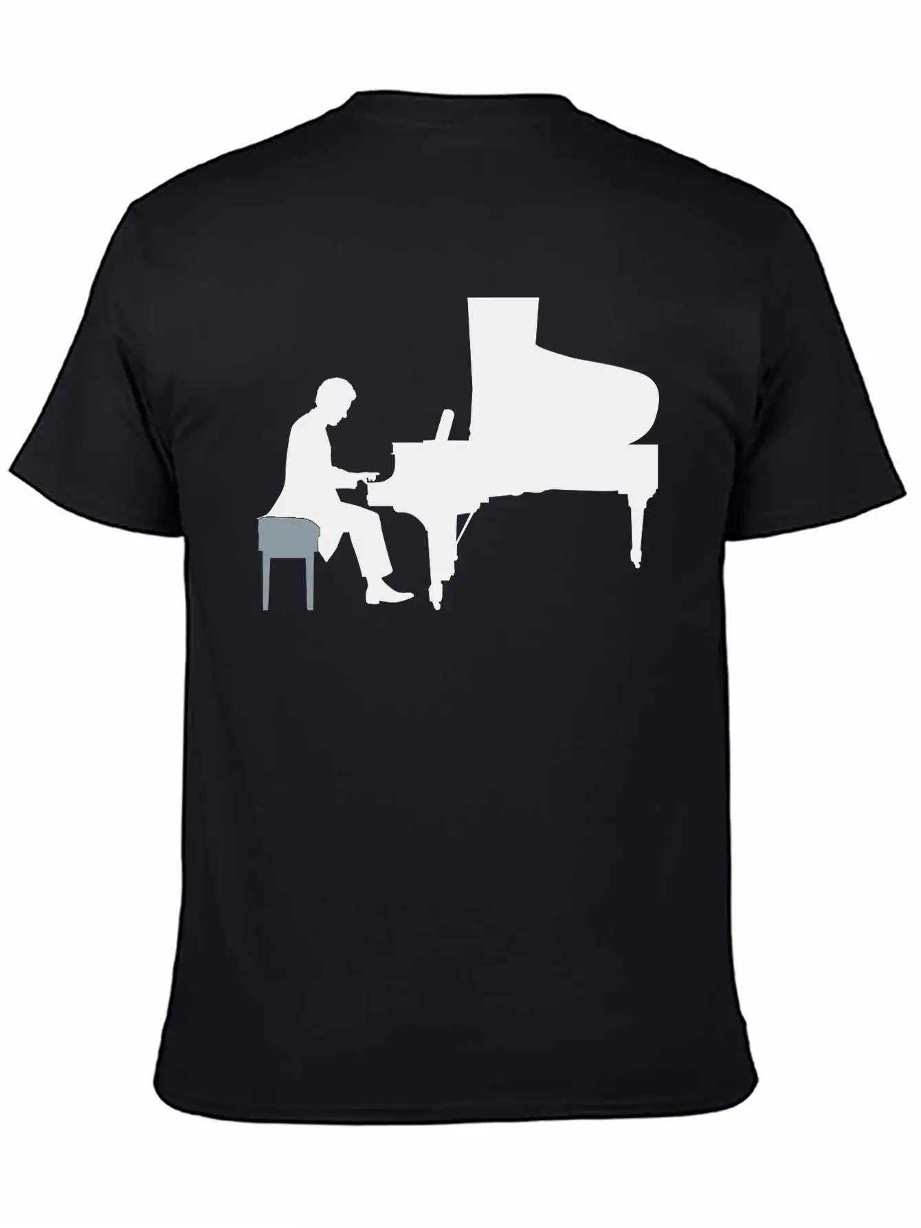 Pianist Essential Cotton Tee For Daily Outfits – Unisex Style