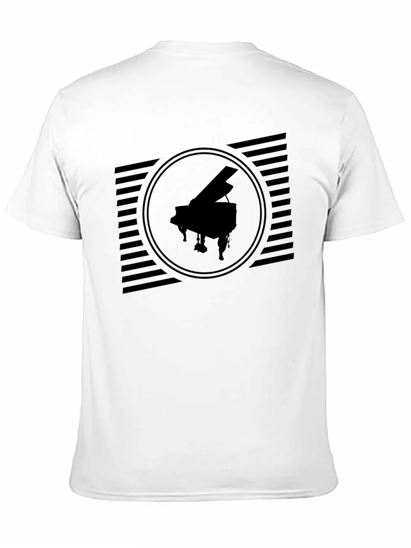 Piano Breathable Graphic T-Shirt – Perfect For Casual Days