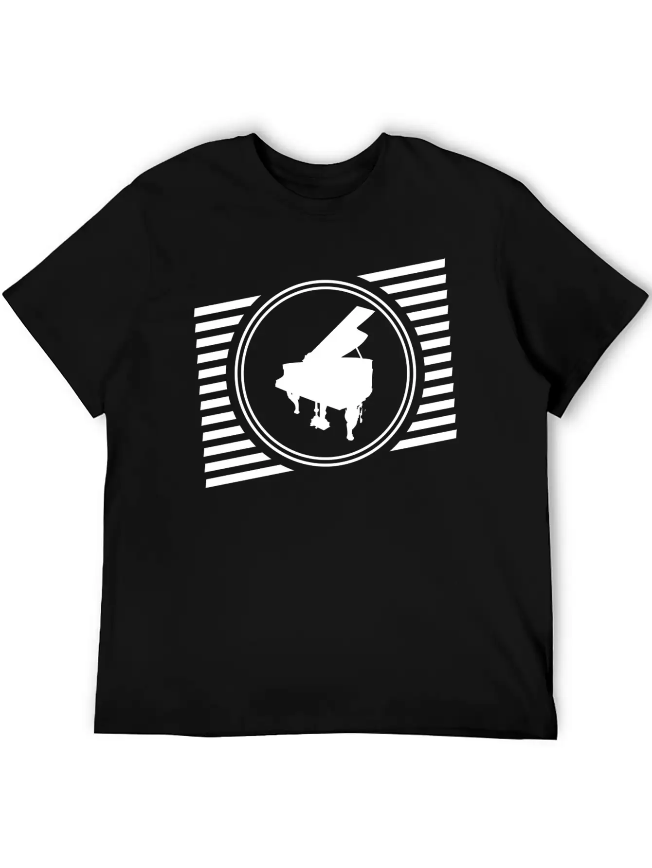 Piano Breathable Graphic T-Shirt – Perfect For Casual Days