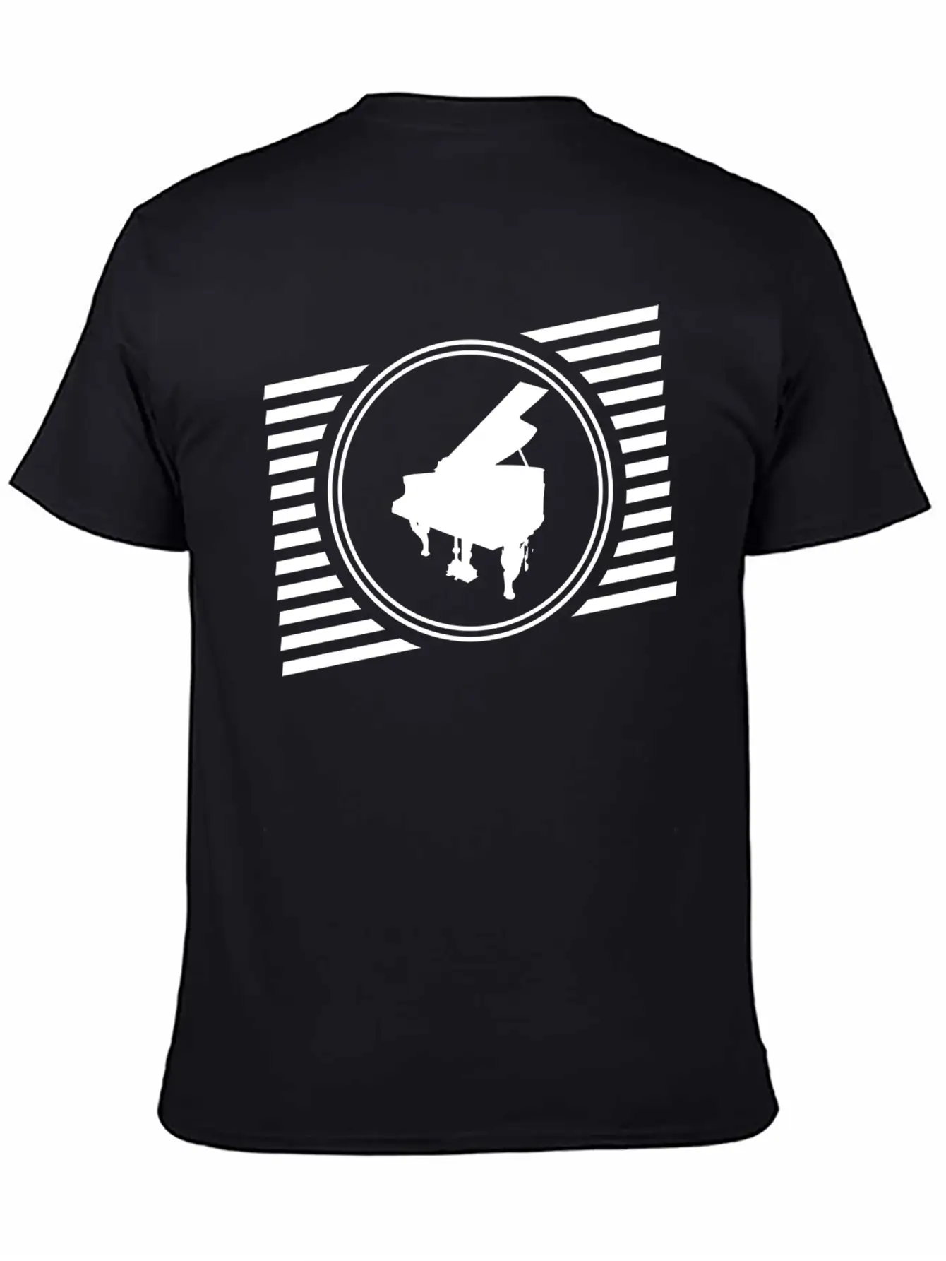 Piano Breathable Graphic T-Shirt – Perfect For Casual Days