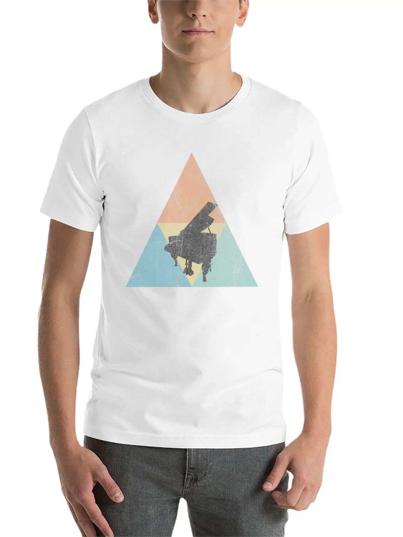 Piano Classic Cotton Tee – Unisex Comfort For Any Season