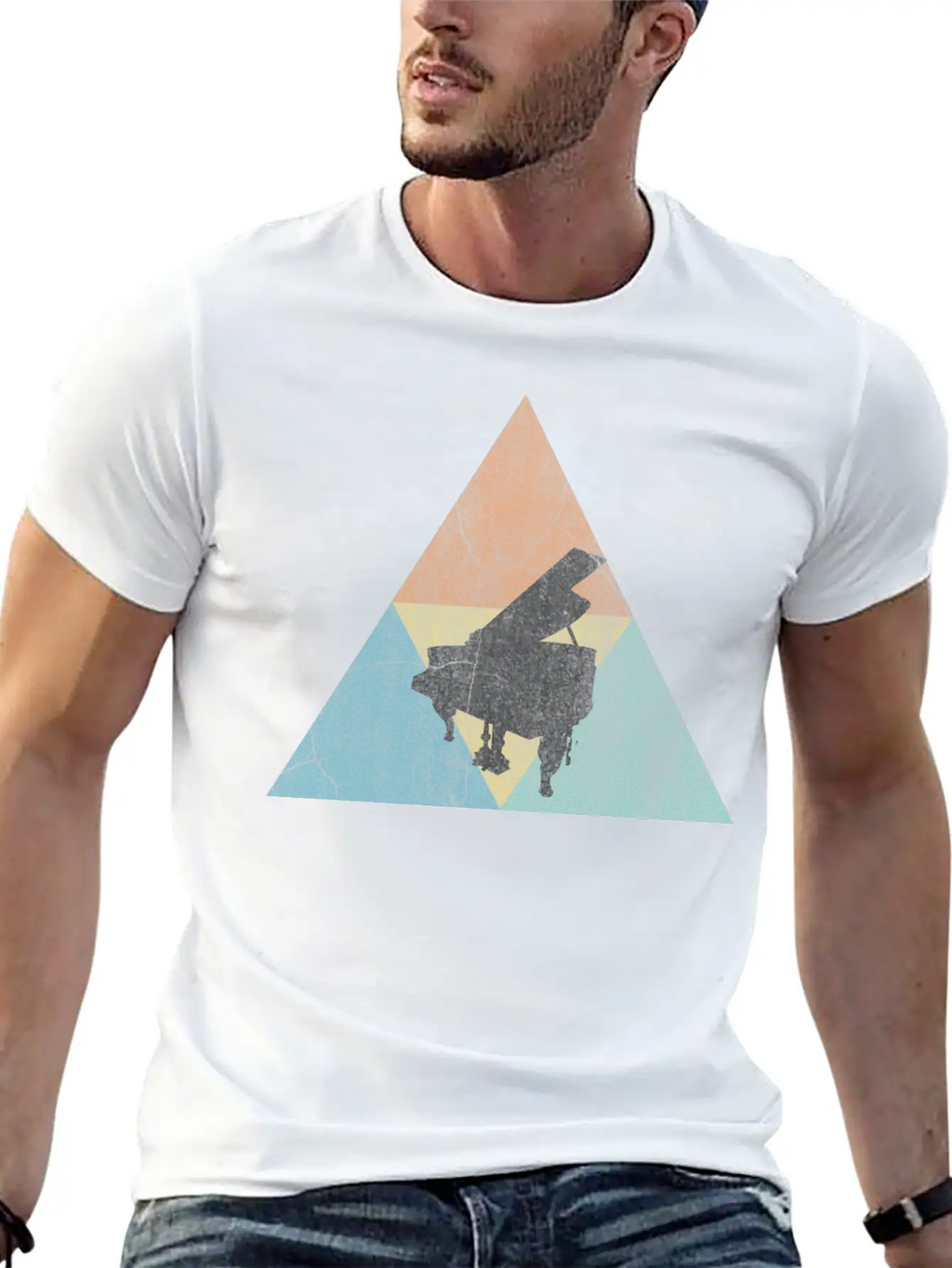 Piano Classic Cotton Tee – Unisex Comfort For Any Season