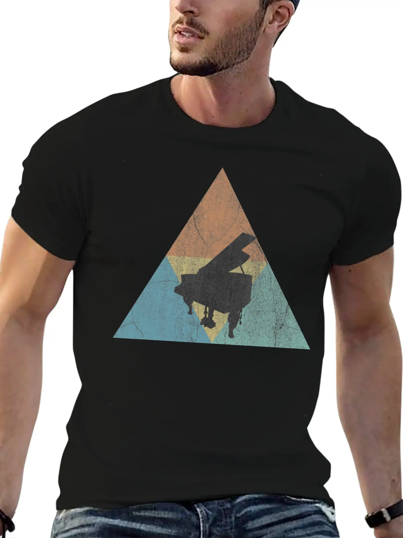 Piano Classic Cotton Tee – Unisex Comfort For Any Season