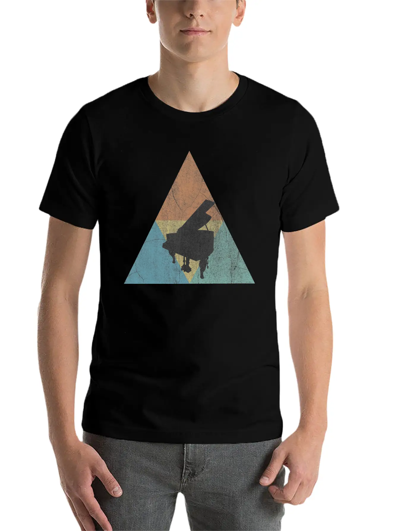 Piano Classic Cotton Tee – Unisex Comfort For Any Season