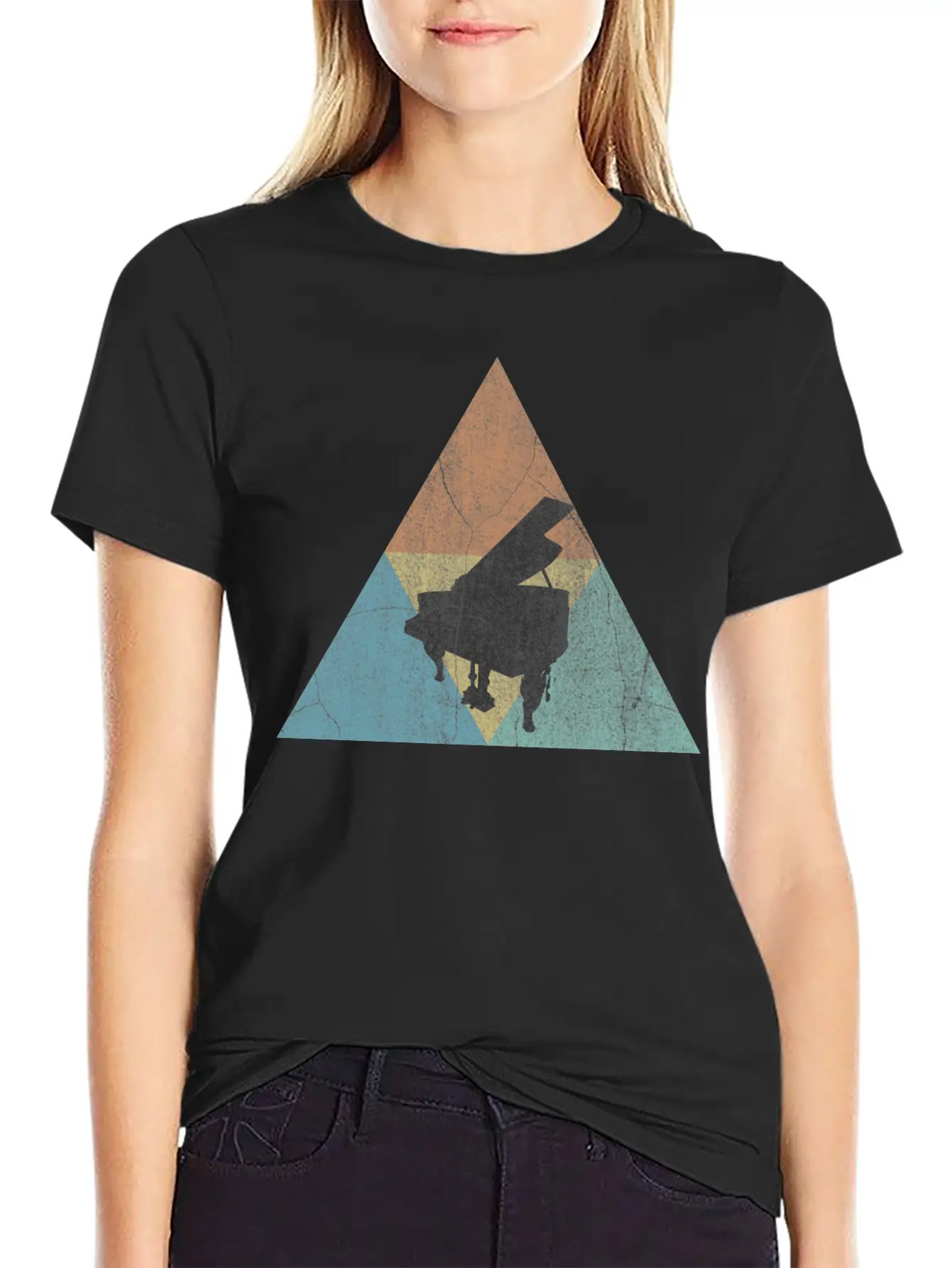 Piano Classic Cotton Tee – Unisex Comfort For Any Season
