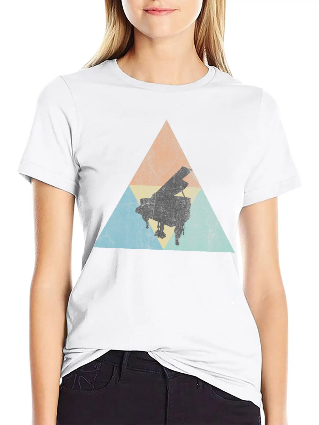 Piano Classic Cotton Tee – Unisex Comfort For Any Season