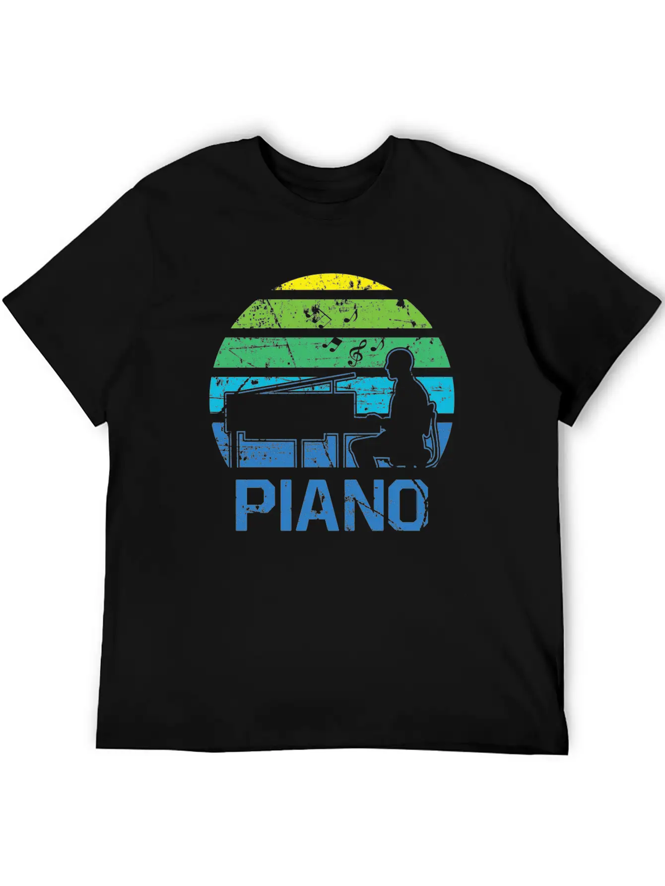 Piano Concert Nobly Virtuoso Musician Breathable Graphic T-Shirt – Perfect For Casual Days