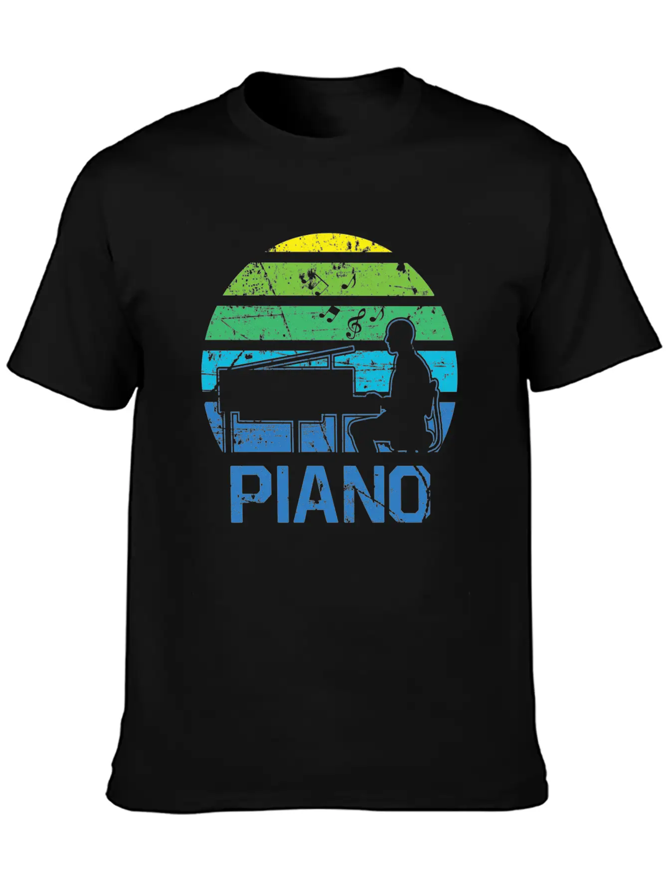 Piano Concert Nobly Virtuoso Musician Breathable Graphic T-Shirt – Perfect For Casual Days