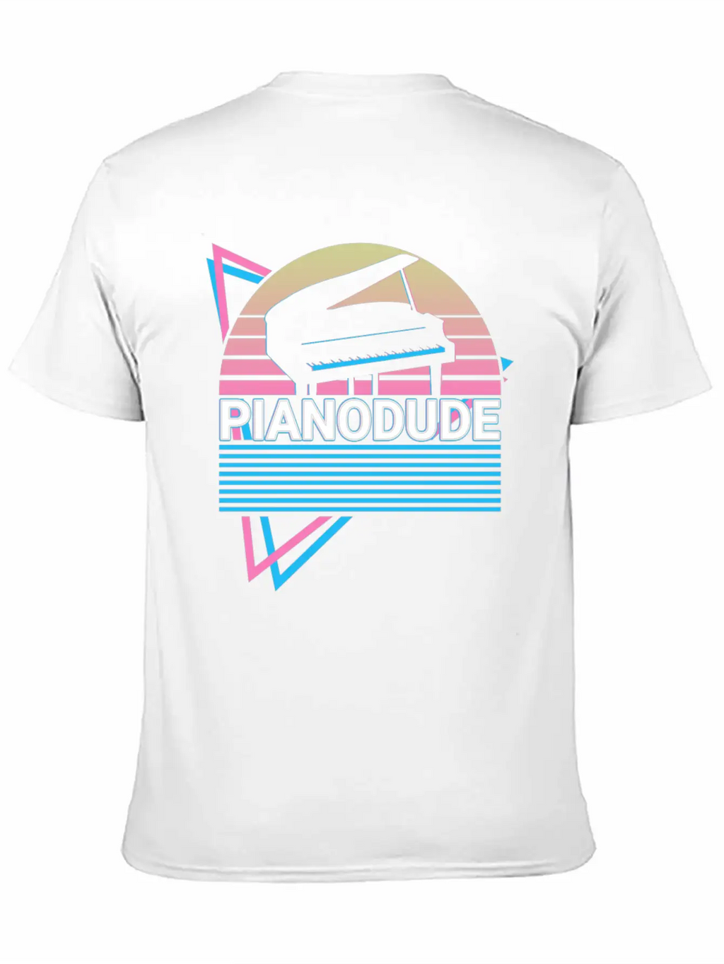 Piano Dude Keyboard Piano Retro Classic Cotton Tee – Unisex Comfort For Any Season