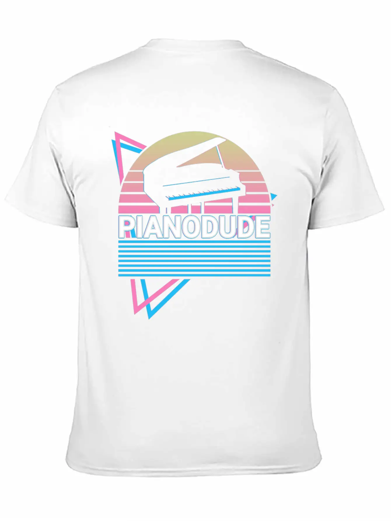 Piano Dude Keyboard Piano Retro Classic Cotton Tee – Unisex Comfort For Any Season