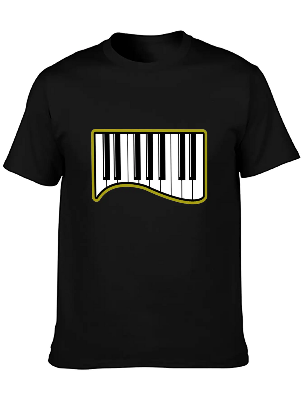 Piano Gift Sound Wing Instrument Breathable Graphic T-Shirt – Perfect For Casual Days