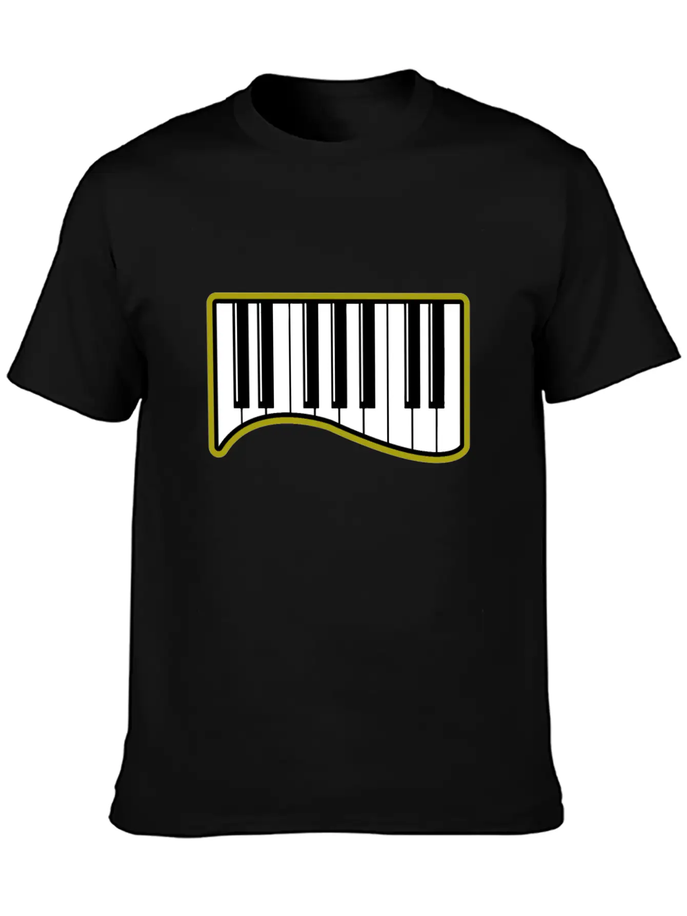 Piano Gift Sound Wing Instrument Breathable Graphic T-Shirt – Perfect For Casual Days