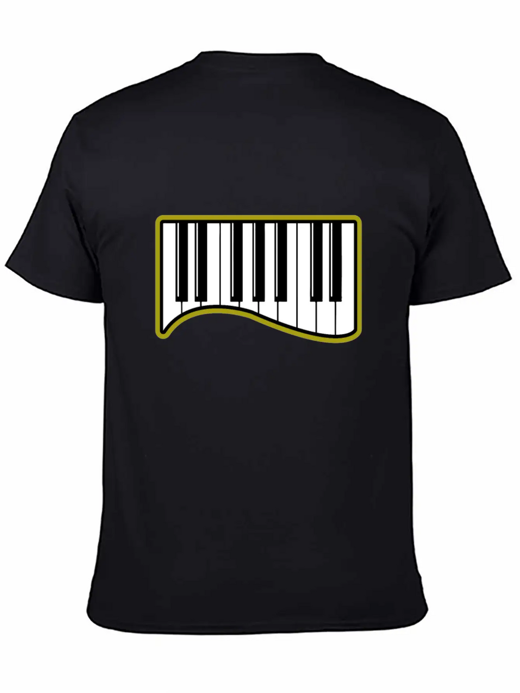 Piano Gift Sound Wing Instrument Breathable Graphic T-Shirt – Perfect For Casual Days
