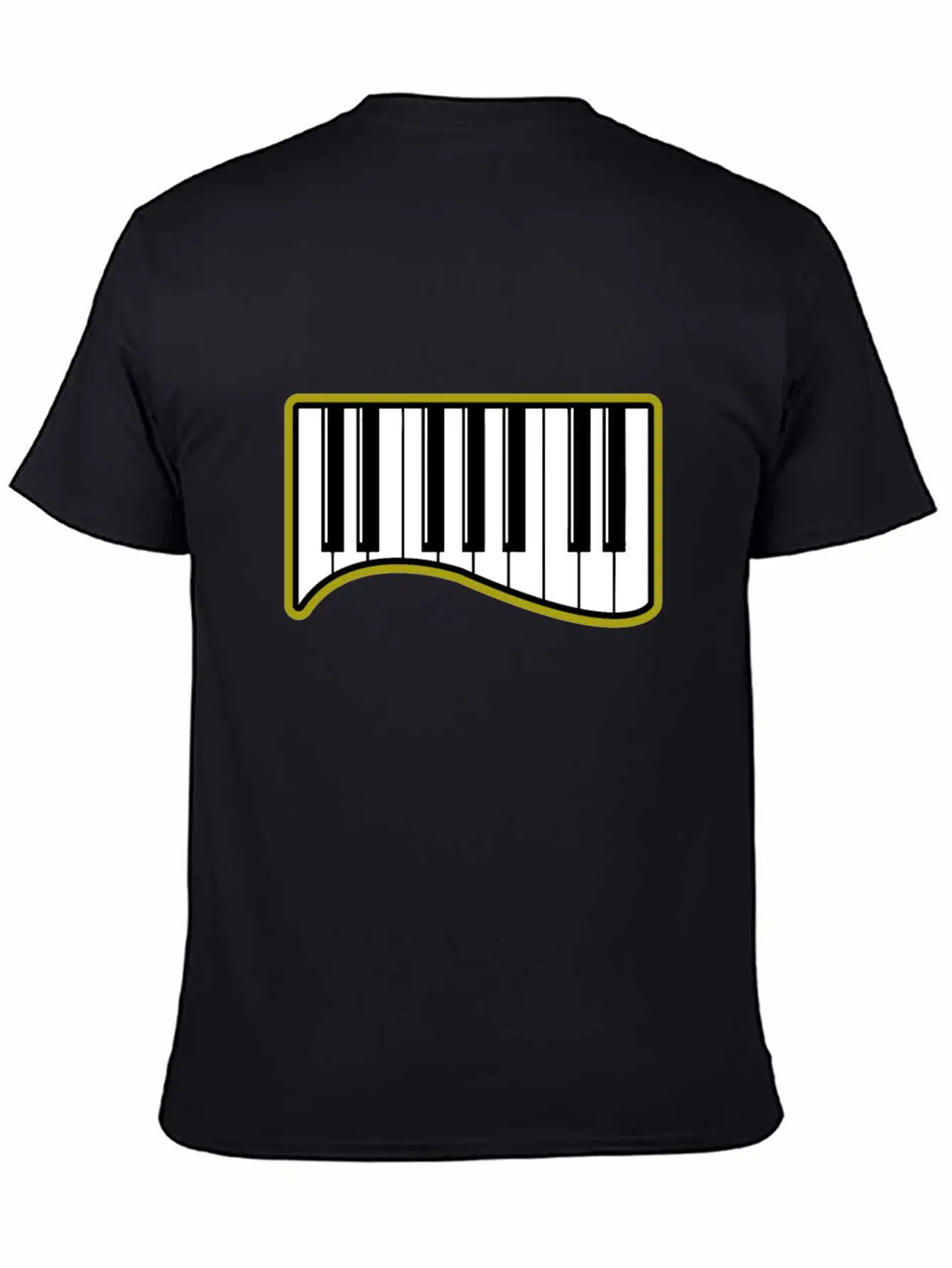 Piano Gift Sound Wing Instrument Breathable Graphic T-Shirt – Perfect For Casual Days