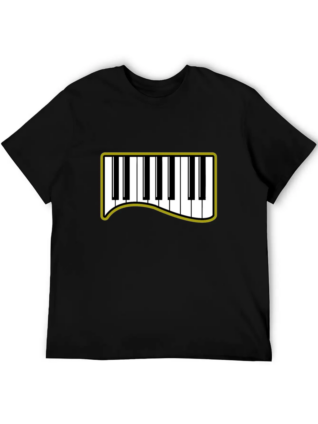 Piano Gift Sound Wing Instrument Breathable Graphic T-Shirt – Perfect For Casual Days