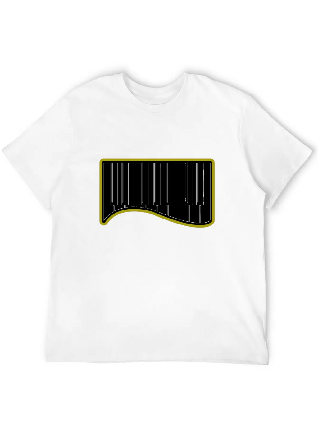 Piano Gift Sound Wing Instrument Breathable Graphic T-Shirt – Perfect For Casual Days