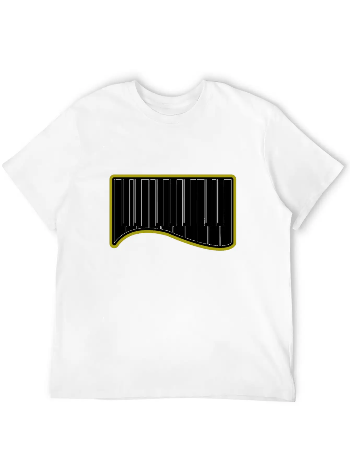 Piano Gift Sound Wing Instrument Breathable Graphic T-Shirt – Perfect For Casual Days
