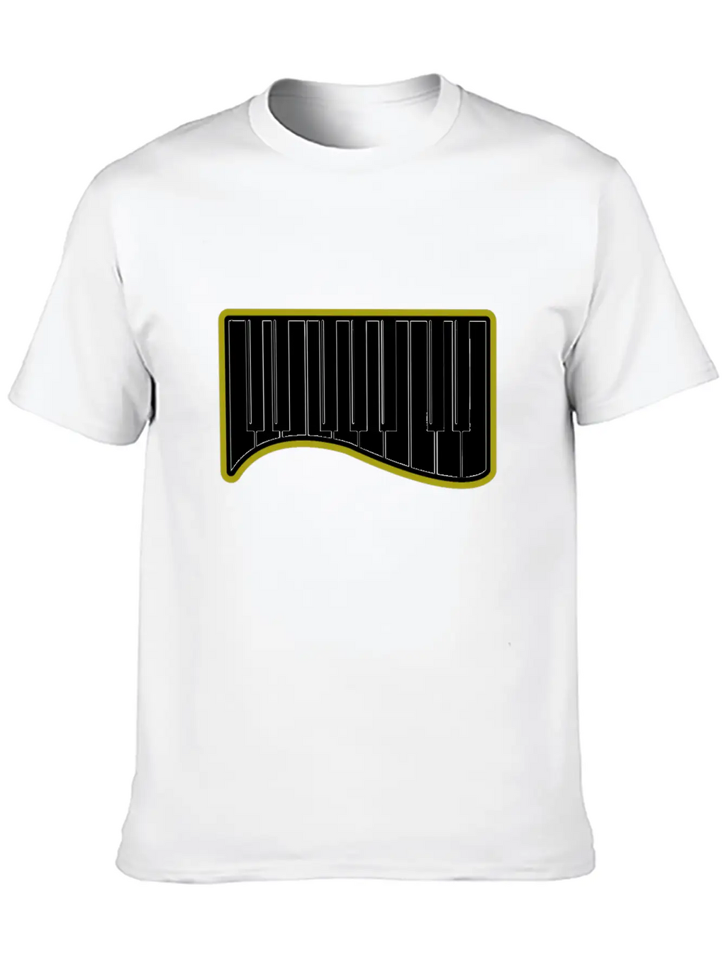 Piano Gift Sound Wing Instrument Breathable Graphic T-Shirt – Perfect For Casual Days