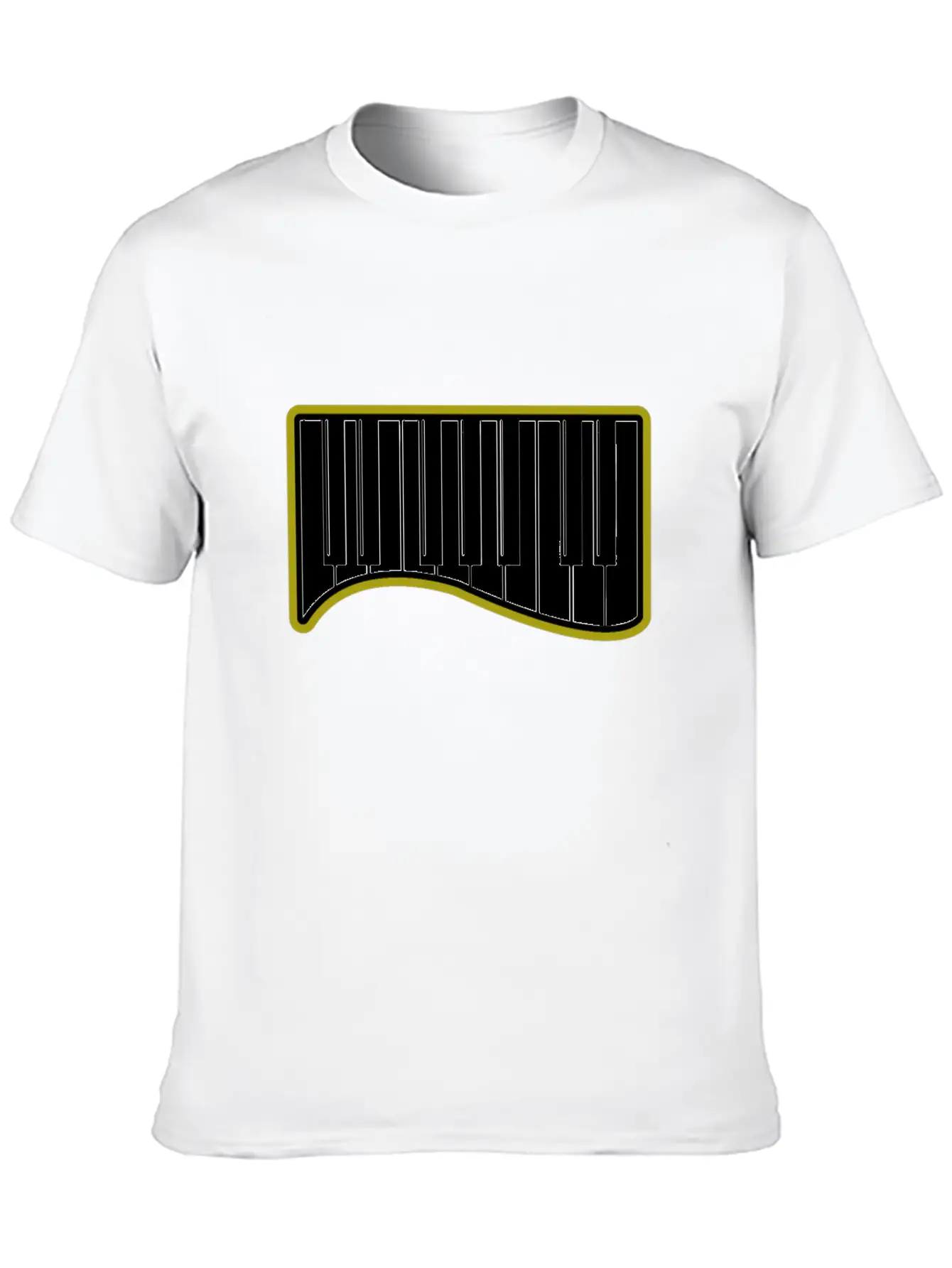 Piano Gift Sound Wing Instrument Breathable Graphic T-Shirt – Perfect For Casual Days