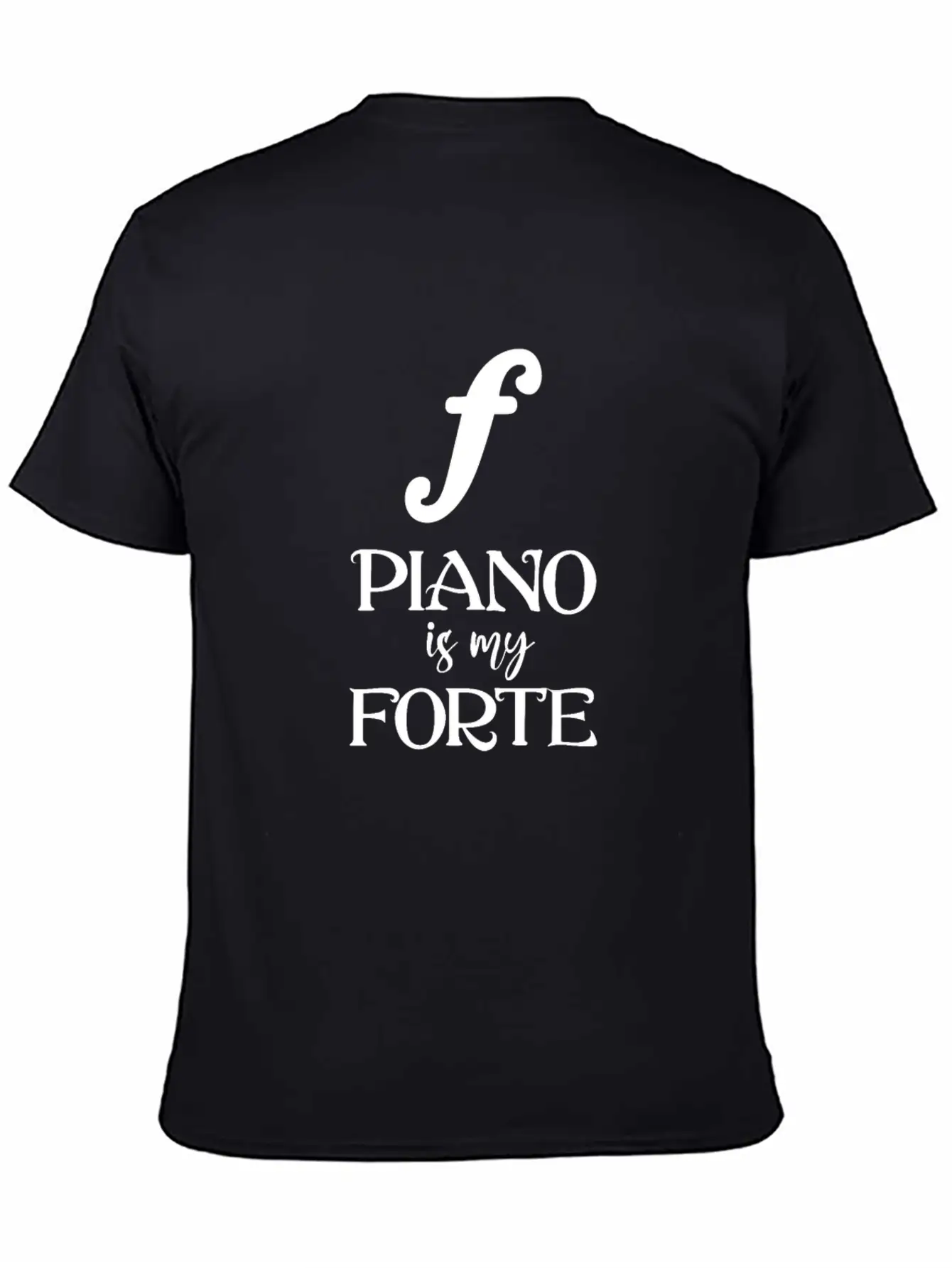 Piano Is My Forte Relaxed Everyday Tee – Lightweight And Durable Cotton