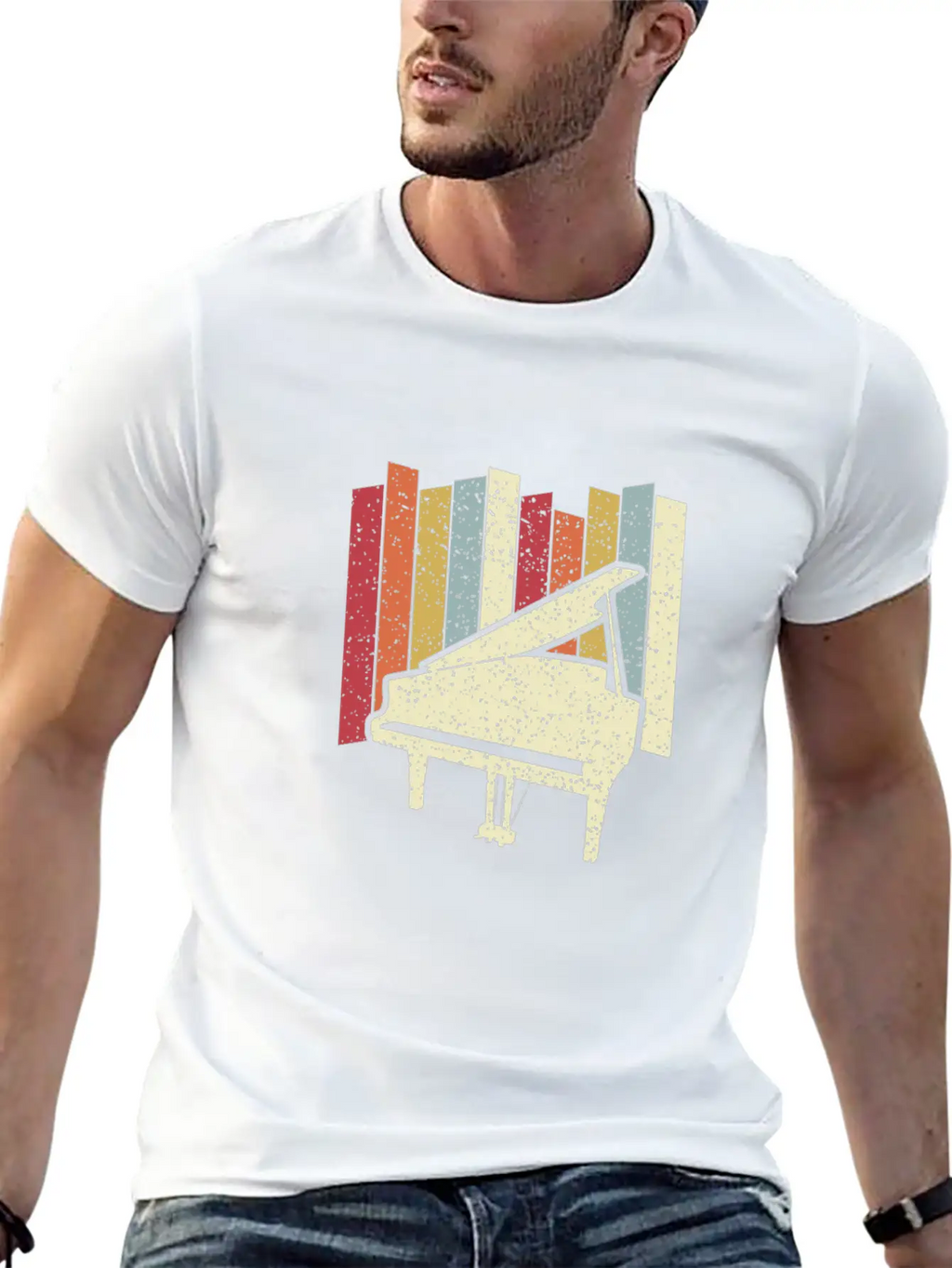 Piano Keyboard Musician And Pianist Classic Cotton Tee – Unisex Comfort For Any Season