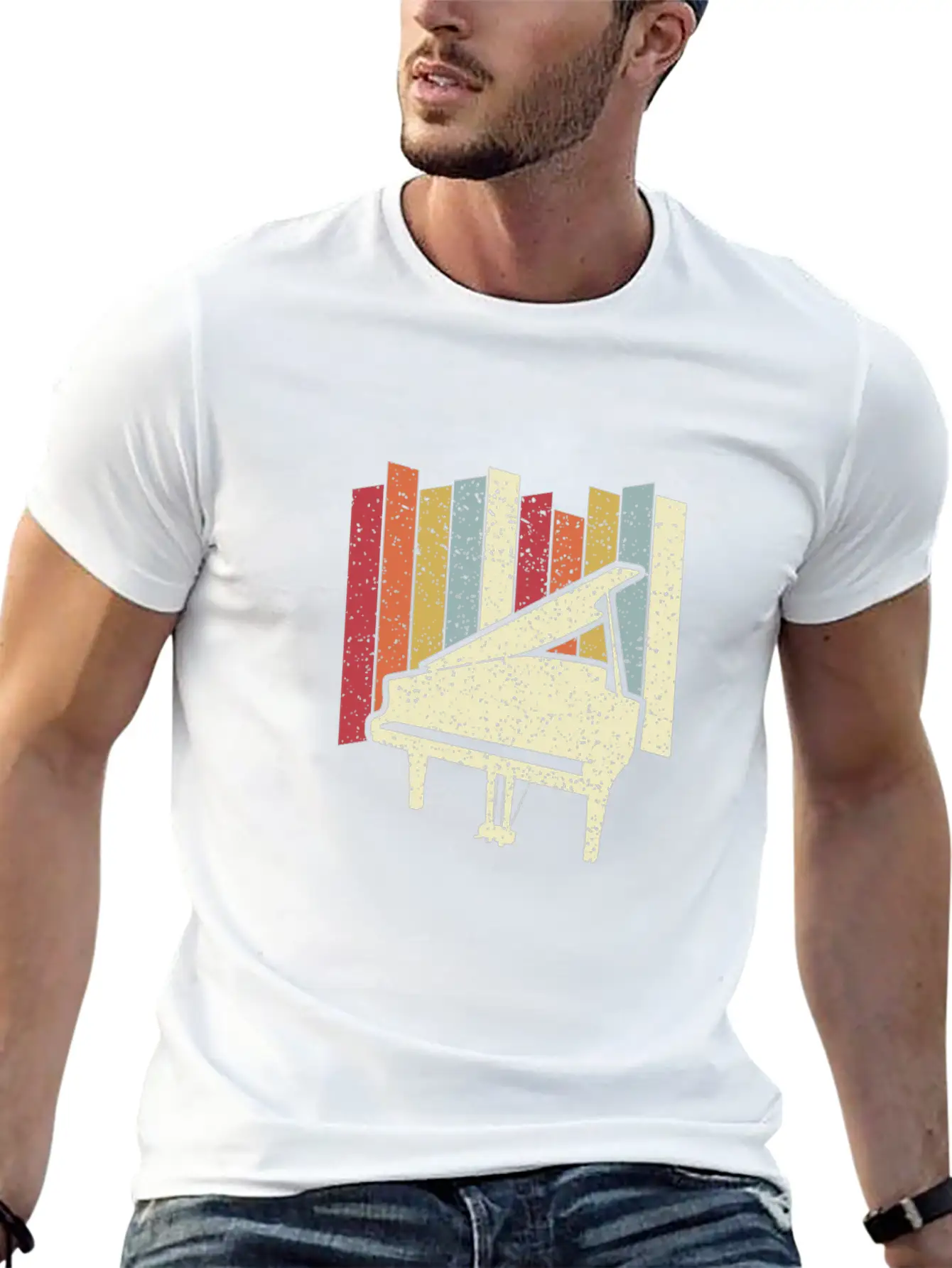 Piano Keyboard Musician And Pianist Classic Cotton Tee – Unisex Comfort For Any Season