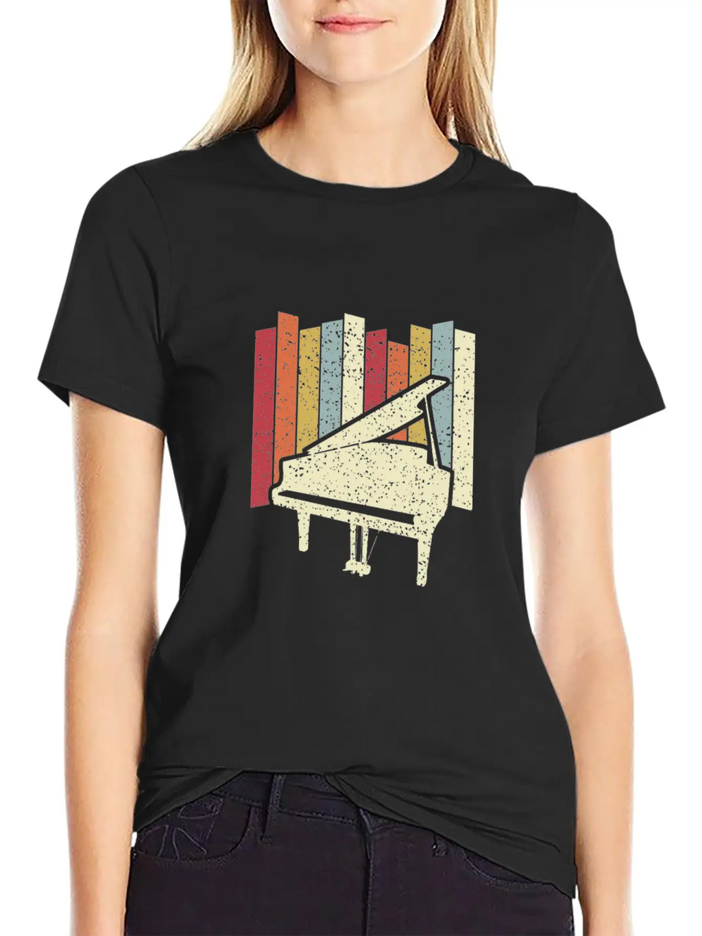 Piano Keyboard Musician And Pianist Classic Cotton Tee – Unisex Comfort For Any Season