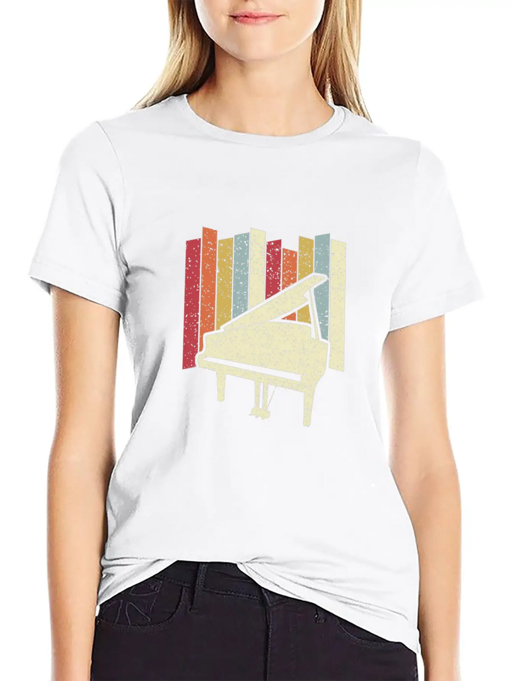 Piano Keyboard Musician And Pianist Classic Cotton Tee – Unisex Comfort For Any Season