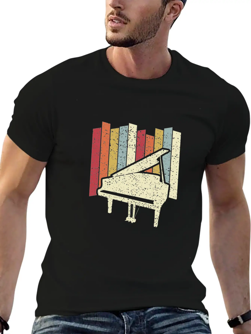 Piano Keyboard Musician And Pianist Classic Cotton Tee – Unisex Comfort For Any Season