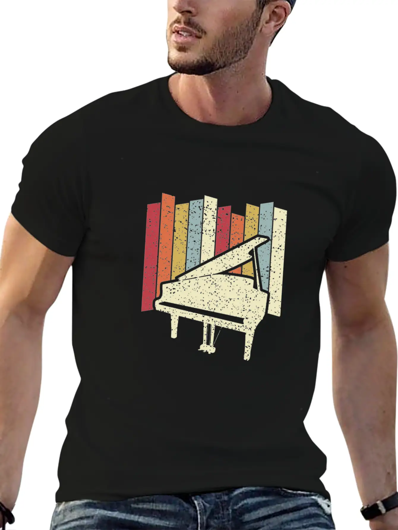 Piano Keyboard Musician And Pianist Classic Cotton Tee – Unisex Comfort For Any Season