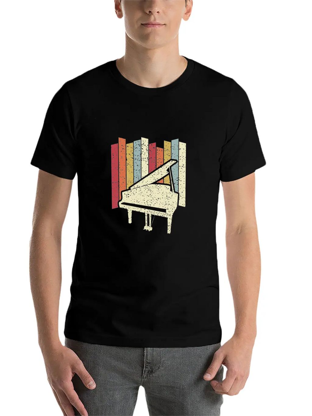 Piano Keyboard Musician And Pianist Classic Cotton Tee – Unisex Comfort For Any Season
