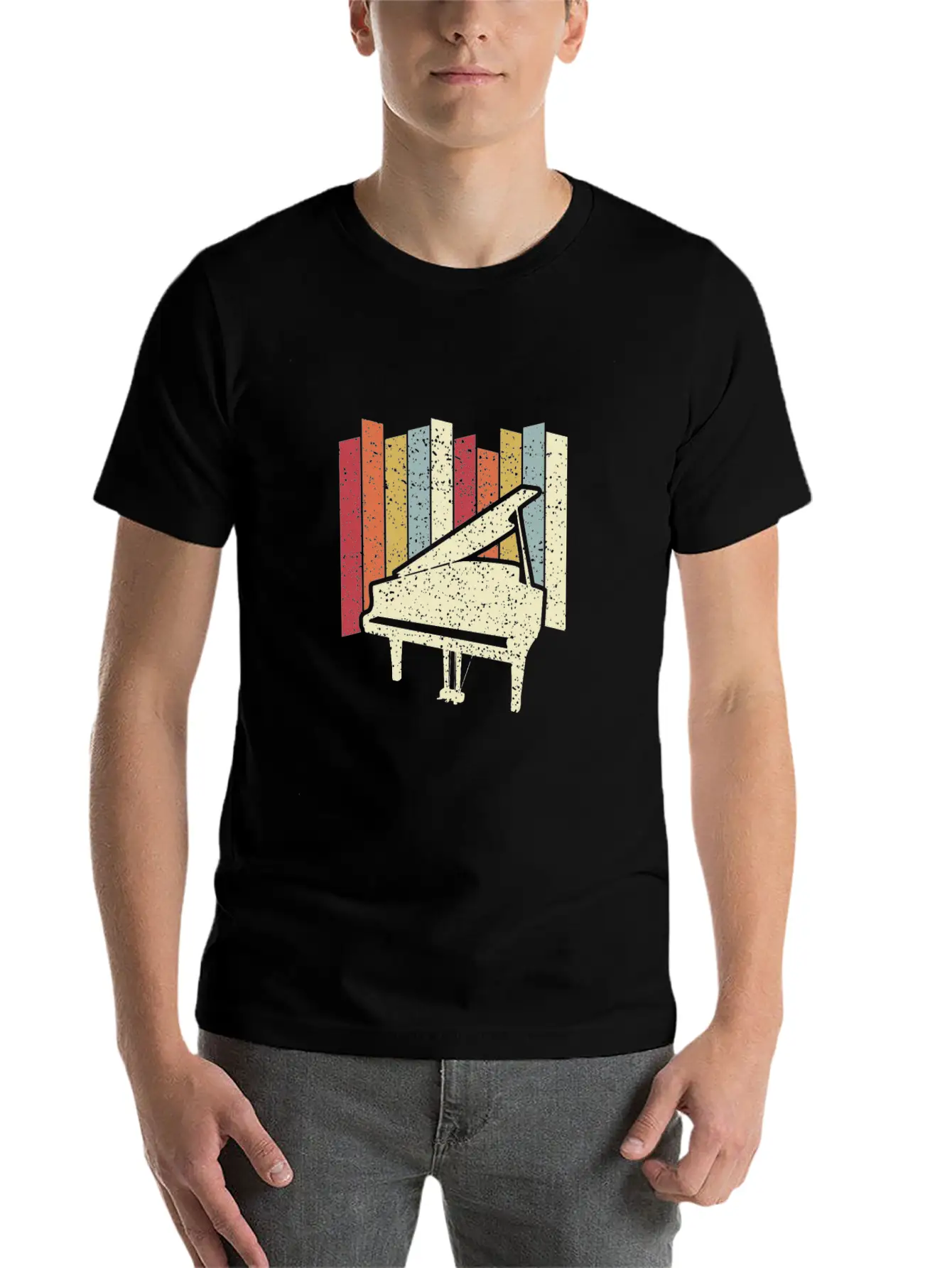 Piano Keyboard Musician And Pianist Classic Cotton Tee – Unisex Comfort For Any Season