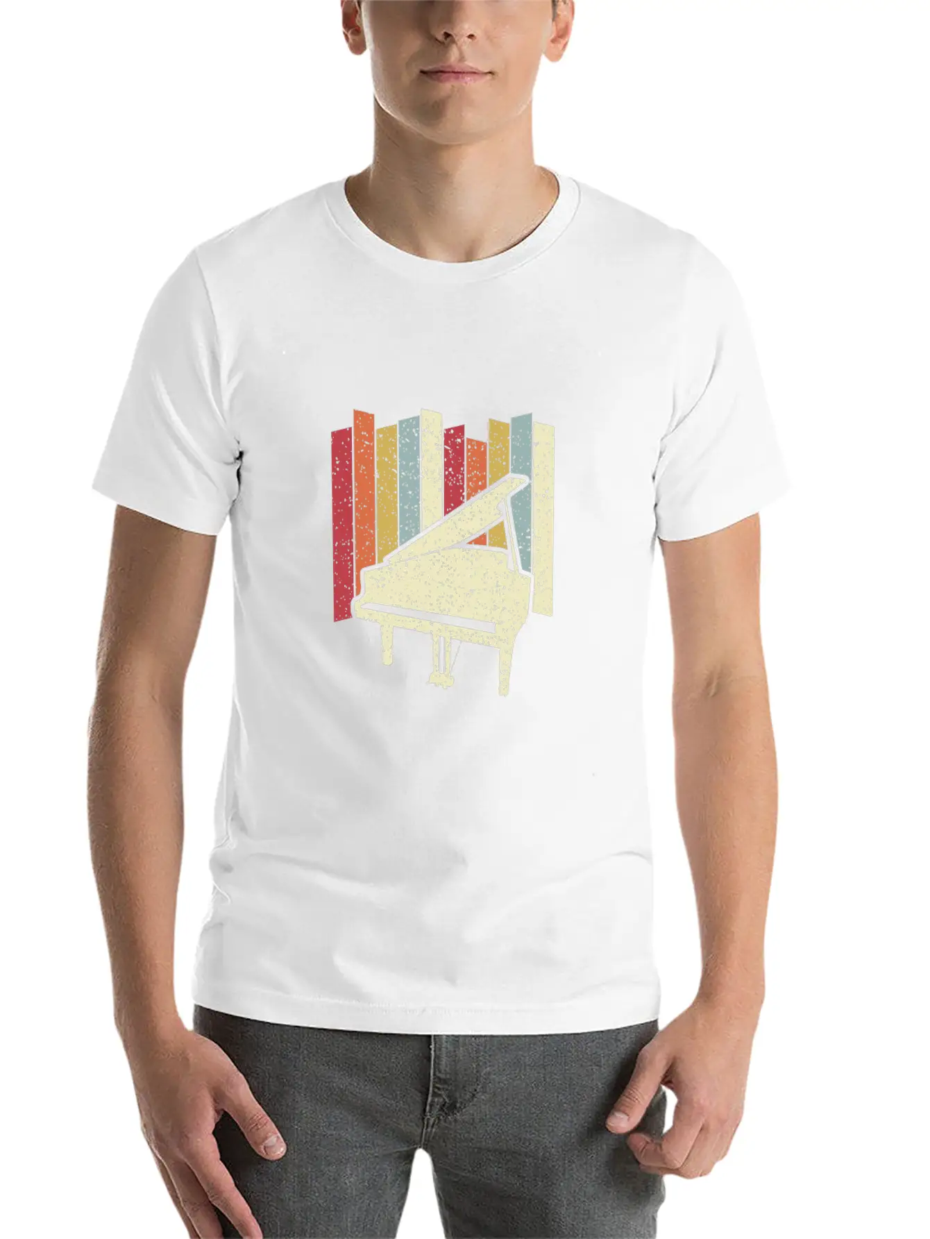 Piano Keyboard Musician And Pianist Classic Cotton Tee – Unisex Comfort For Any Season