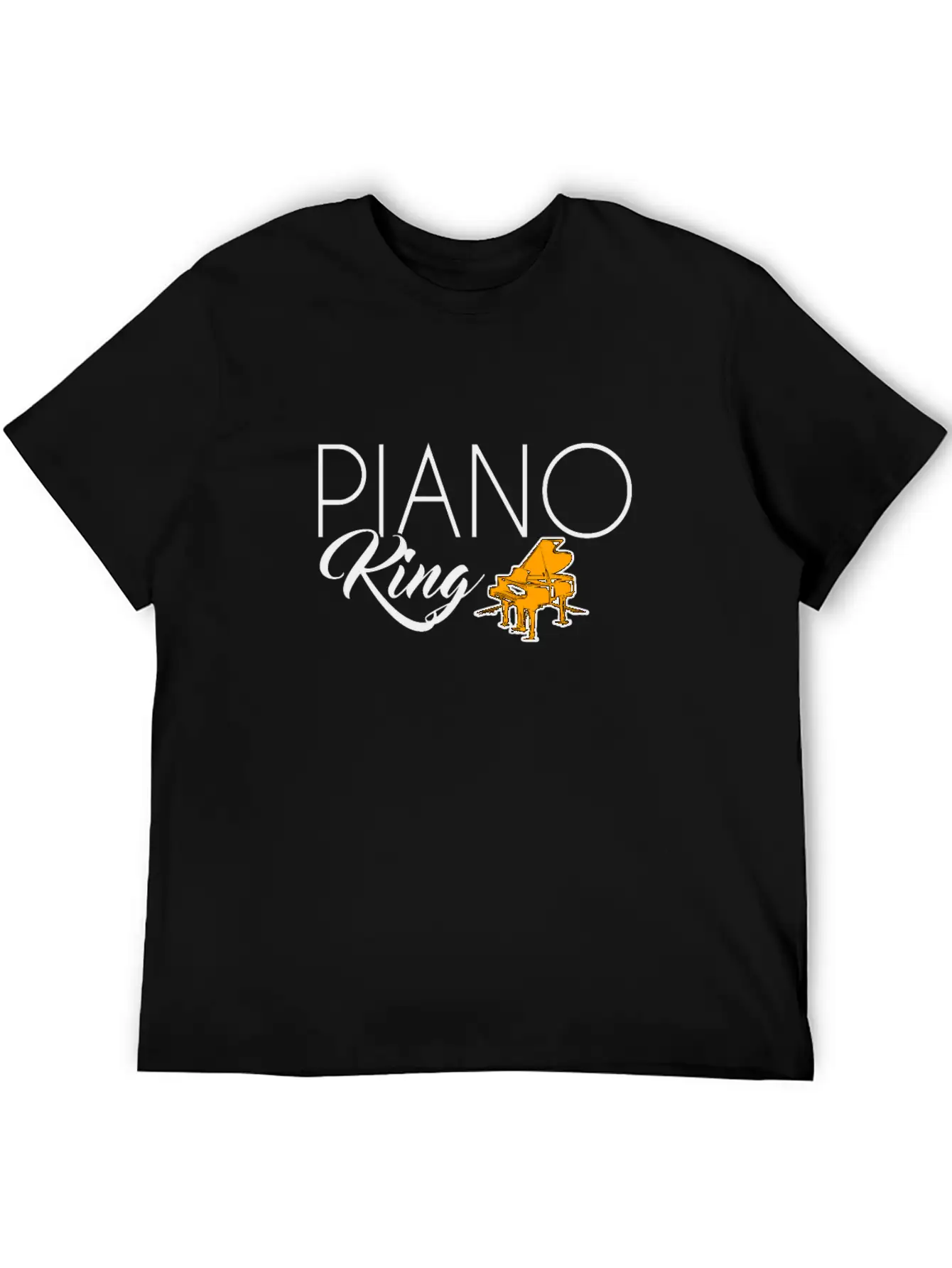Piano King Timeless Short Sleeve Tee – Comfy And Minimalist Design