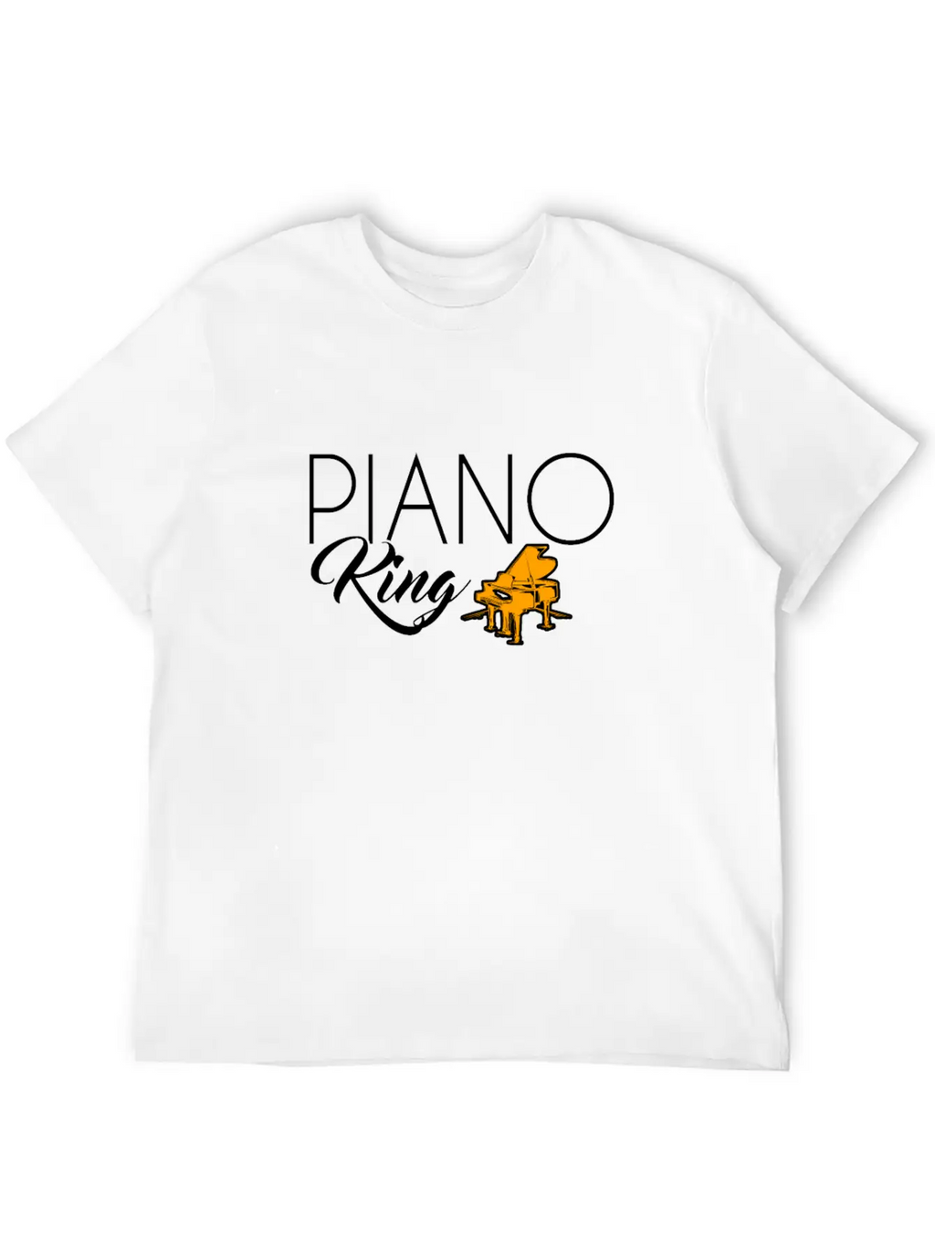 Piano King Timeless Short Sleeve Tee – Comfy And Minimalist Design