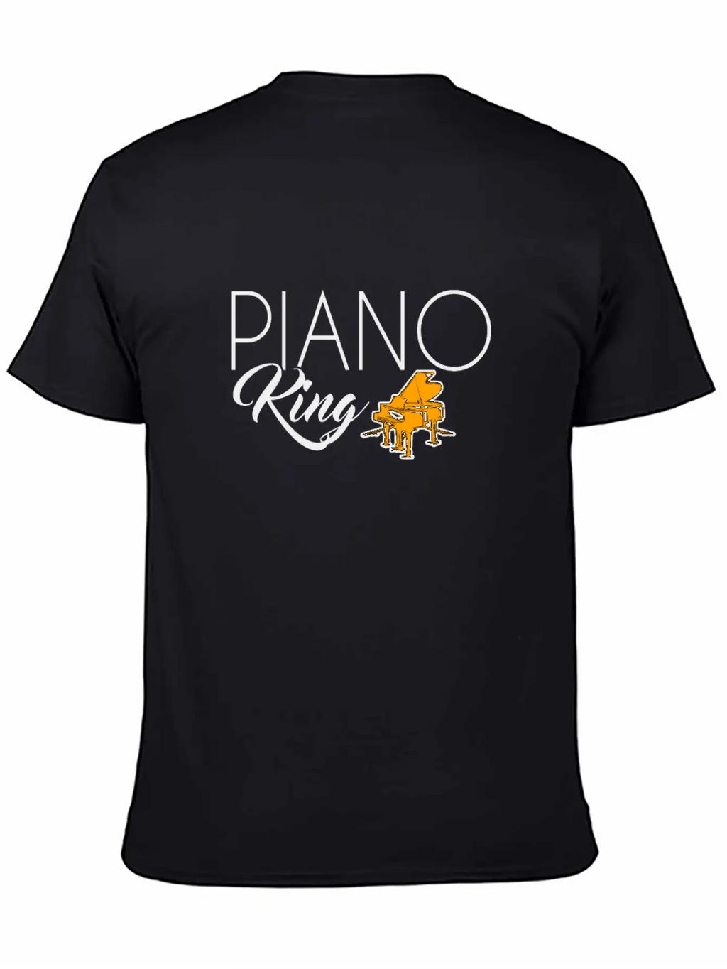Piano King Timeless Short Sleeve Tee – Comfy And Minimalist Design