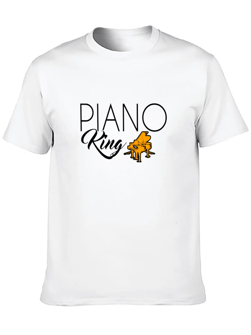 Piano King Timeless Short Sleeve Tee – Comfy And Minimalist Design