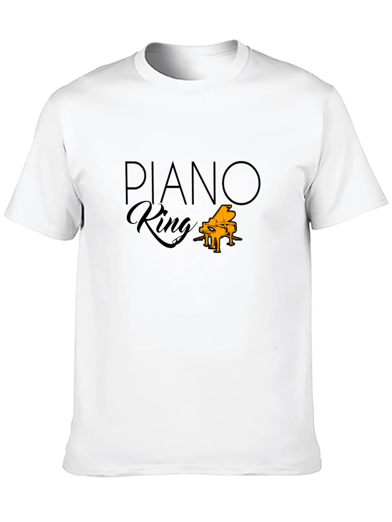 Piano King Timeless Short Sleeve Tee – Comfy And Minimalist Design
