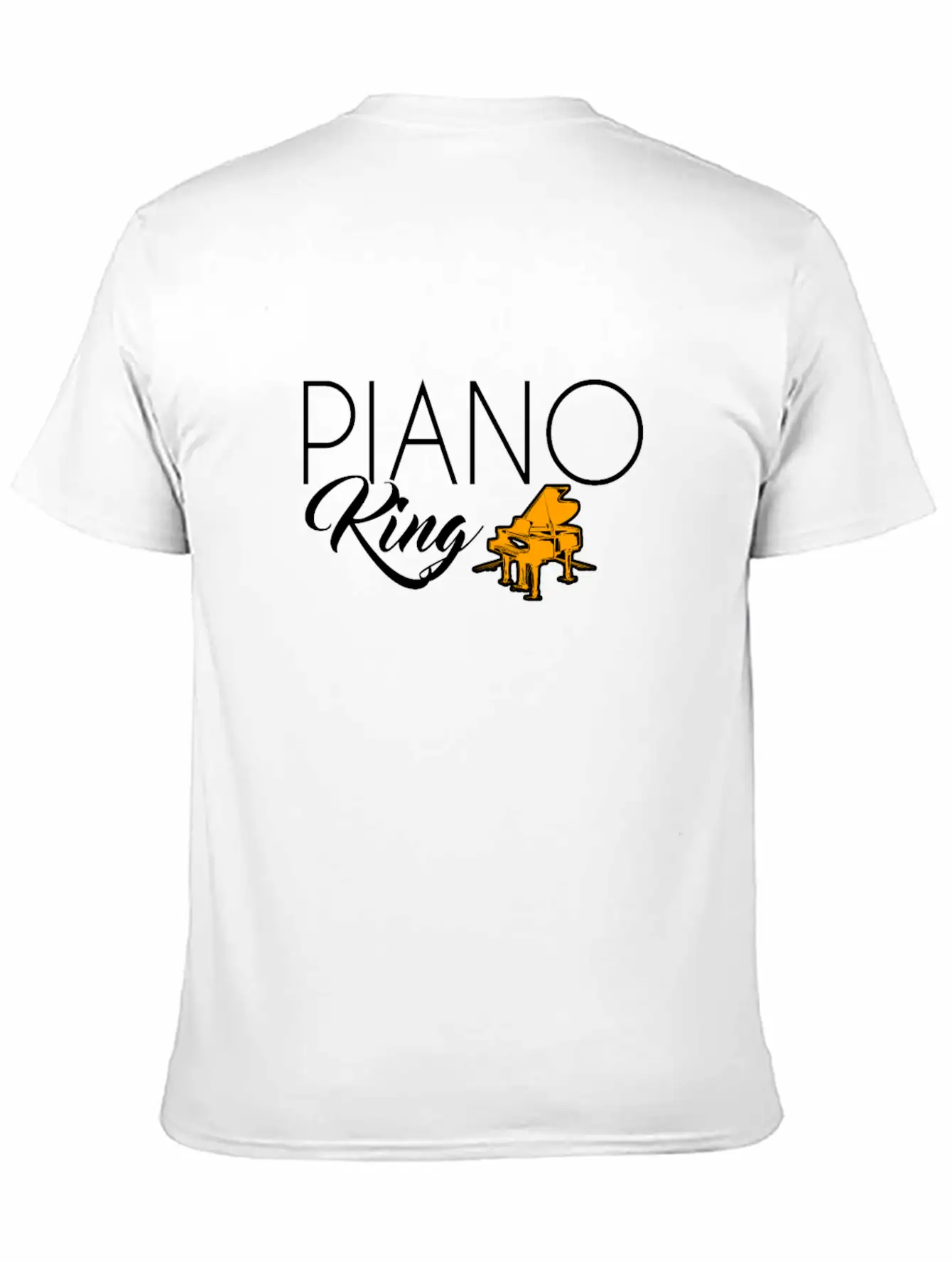 Piano King Timeless Short Sleeve Tee – Comfy And Minimalist Design