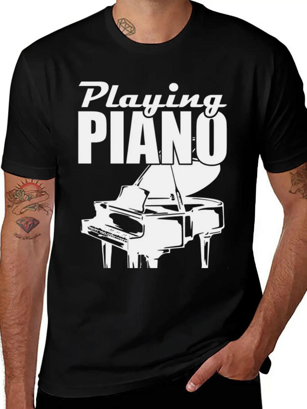 Piano Music Instrument Timeless Short Sleeve Tee – Comfy And Minimalist Design