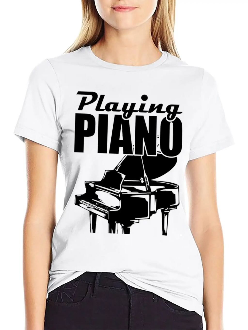 Piano Music Instrument Timeless Short Sleeve Tee – Comfy And Minimalist Design
