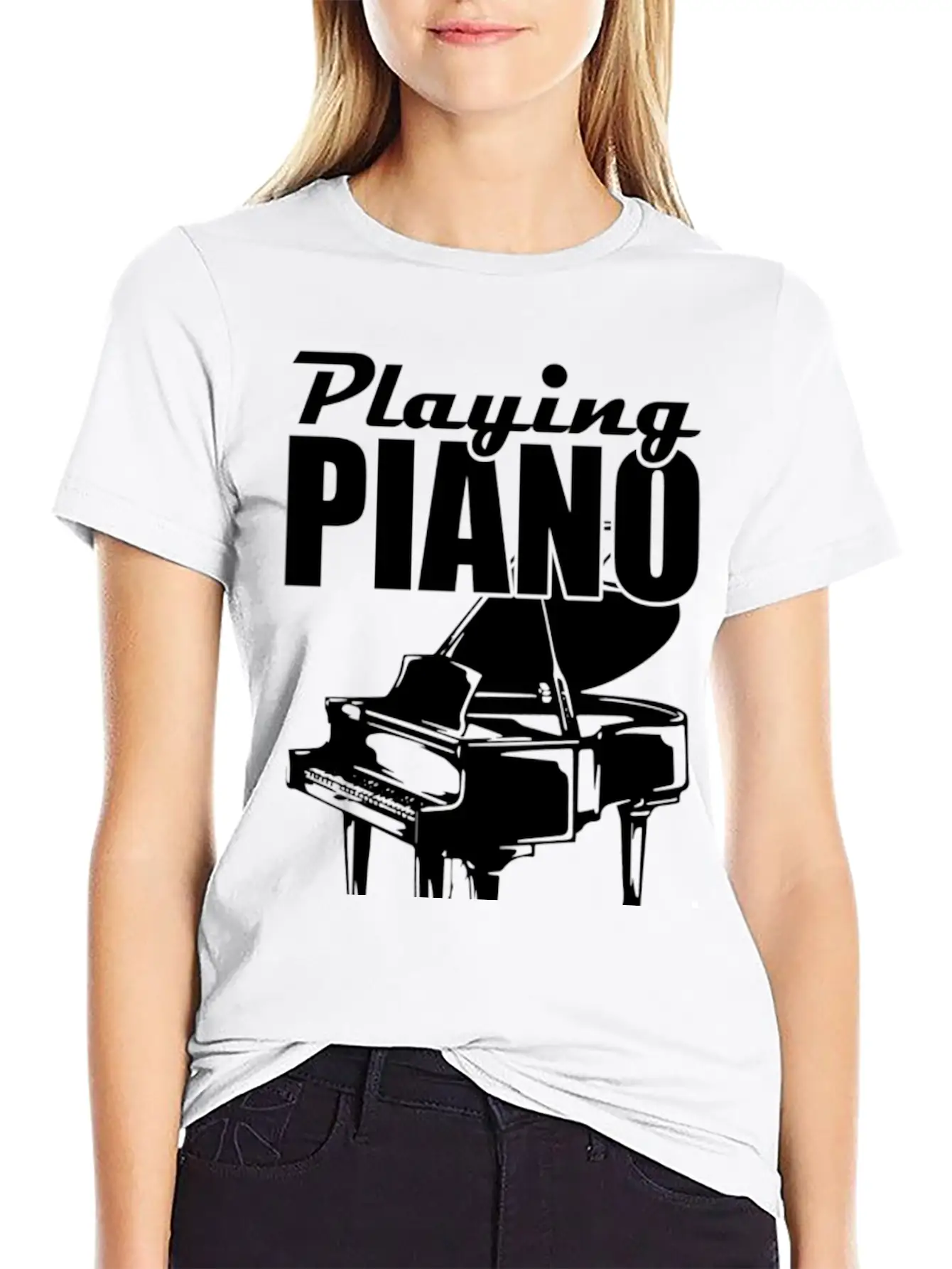 Piano Music Instrument Timeless Short Sleeve Tee – Comfy And Minimalist Design