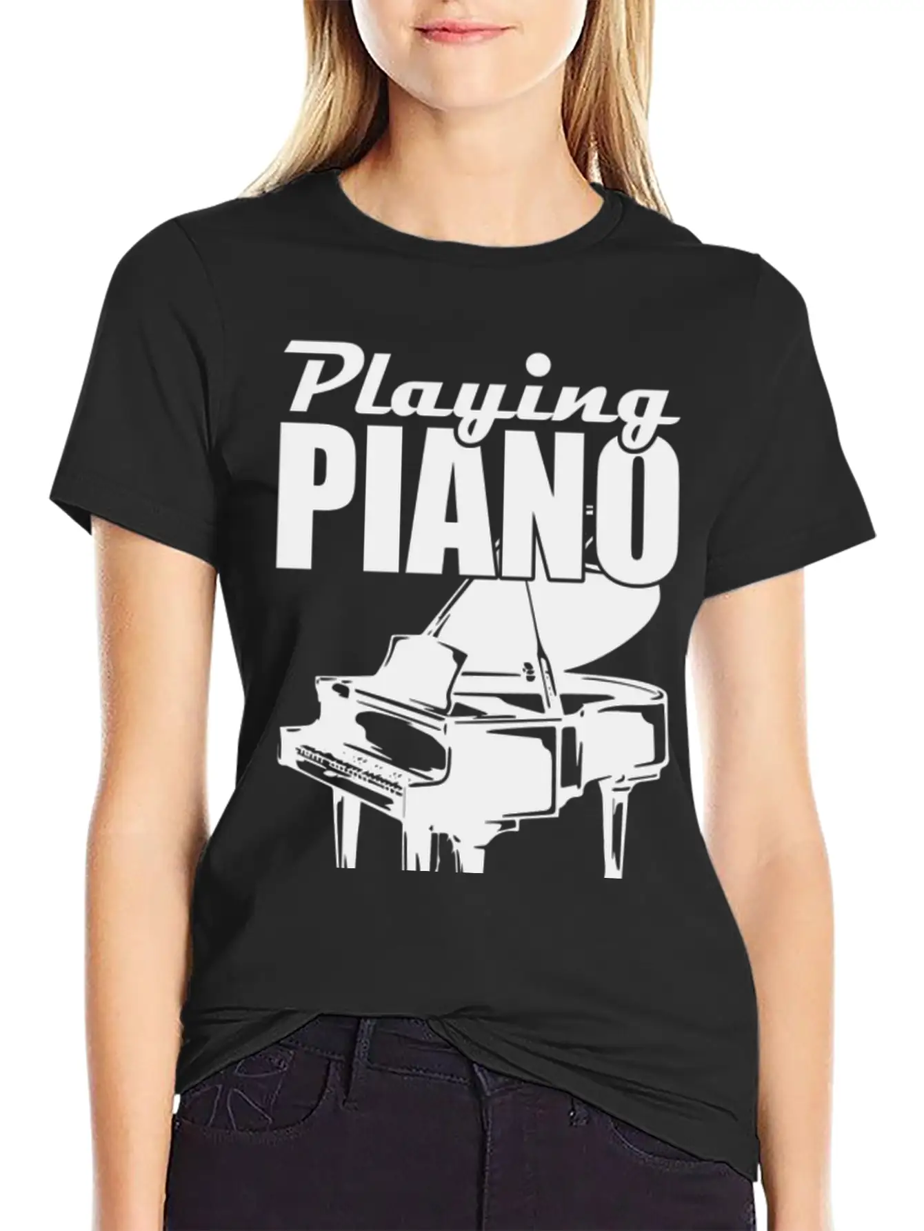 Piano Music Instrument Timeless Short Sleeve Tee – Comfy And Minimalist Design