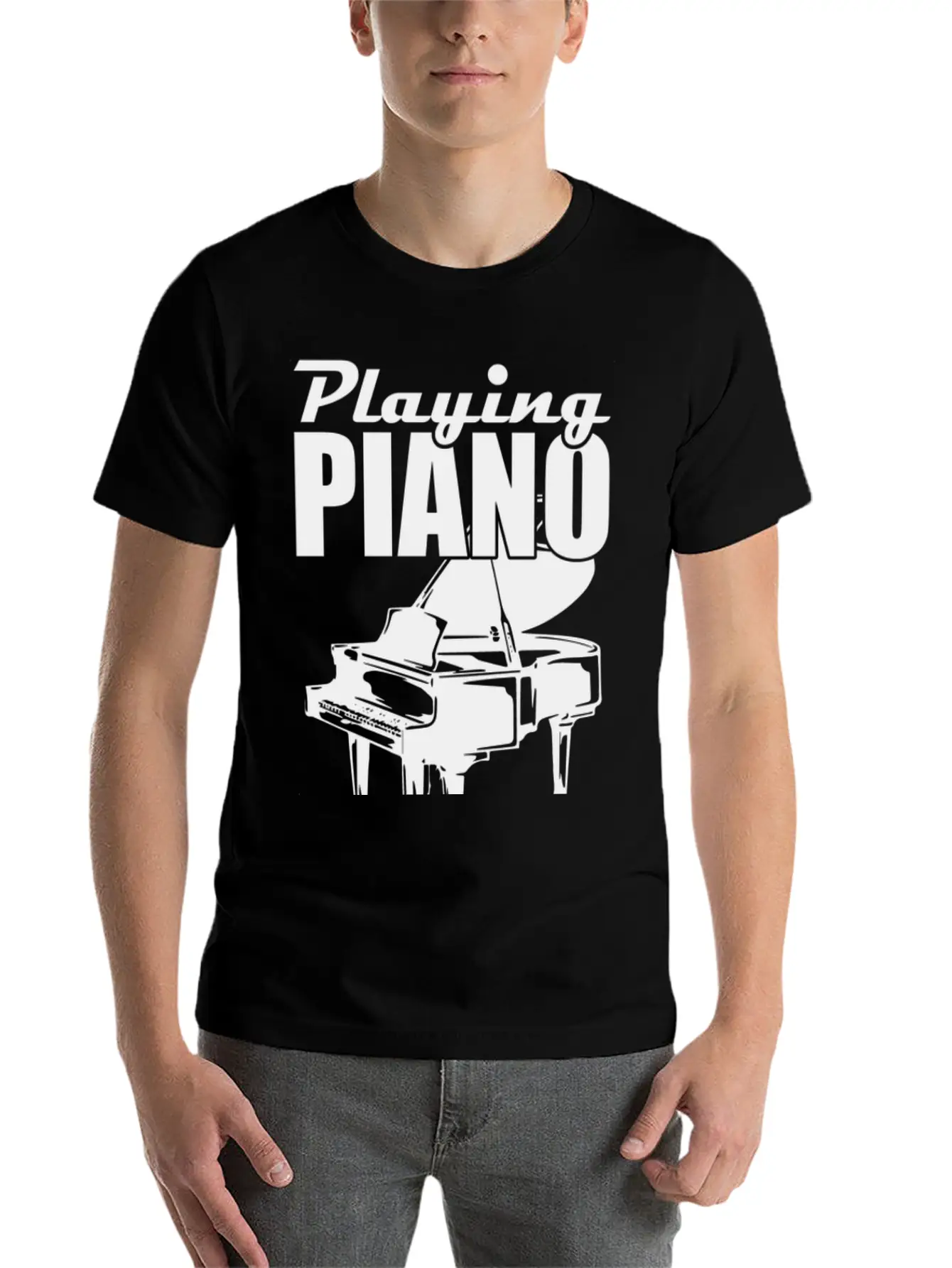 Piano Music Instrument Timeless Short Sleeve Tee – Comfy And Minimalist Design