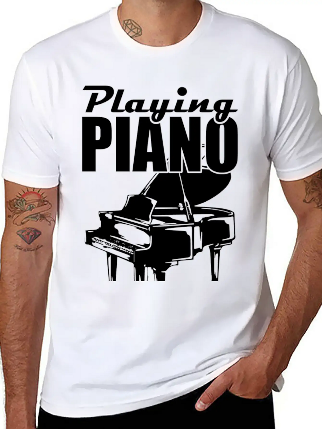 Piano Music Instrument Timeless Short Sleeve Tee – Comfy And Minimalist Design