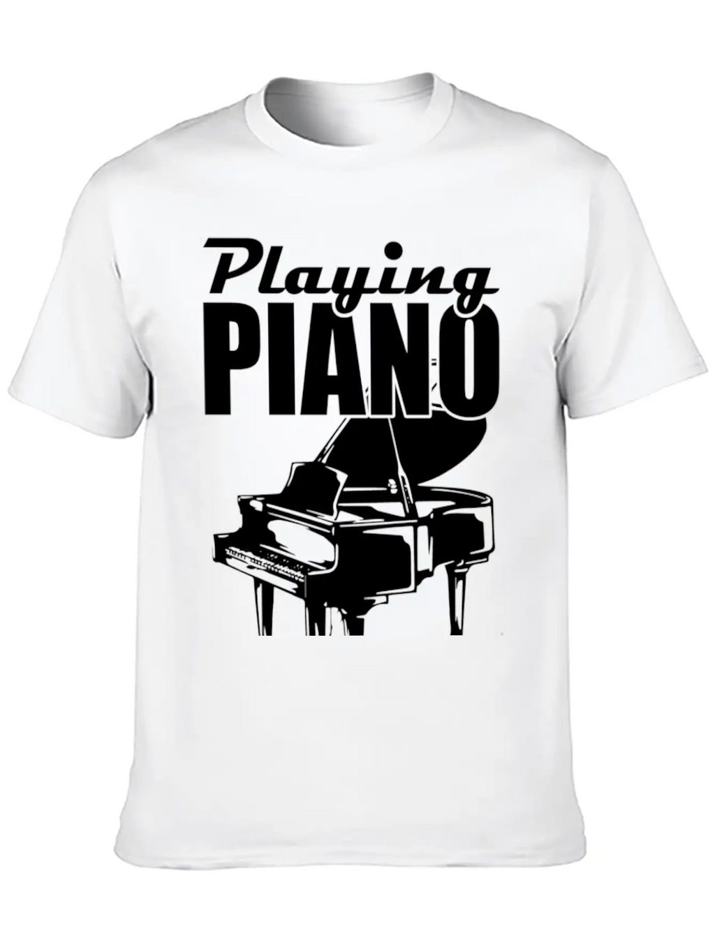 Piano Music Instrument Timeless Short Sleeve Tee – Comfy And Minimalist Design