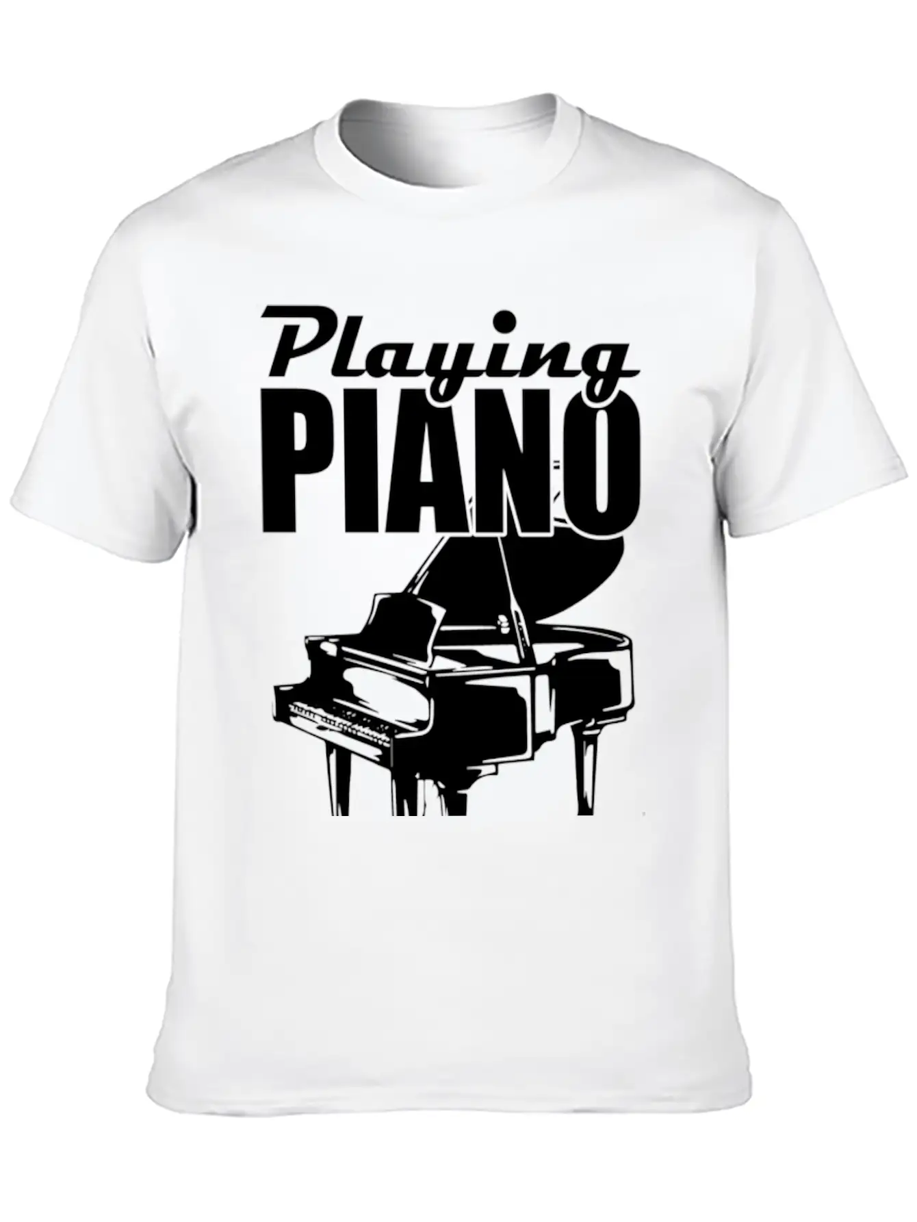 Piano Music Instrument Timeless Short Sleeve Tee – Comfy And Minimalist Design
